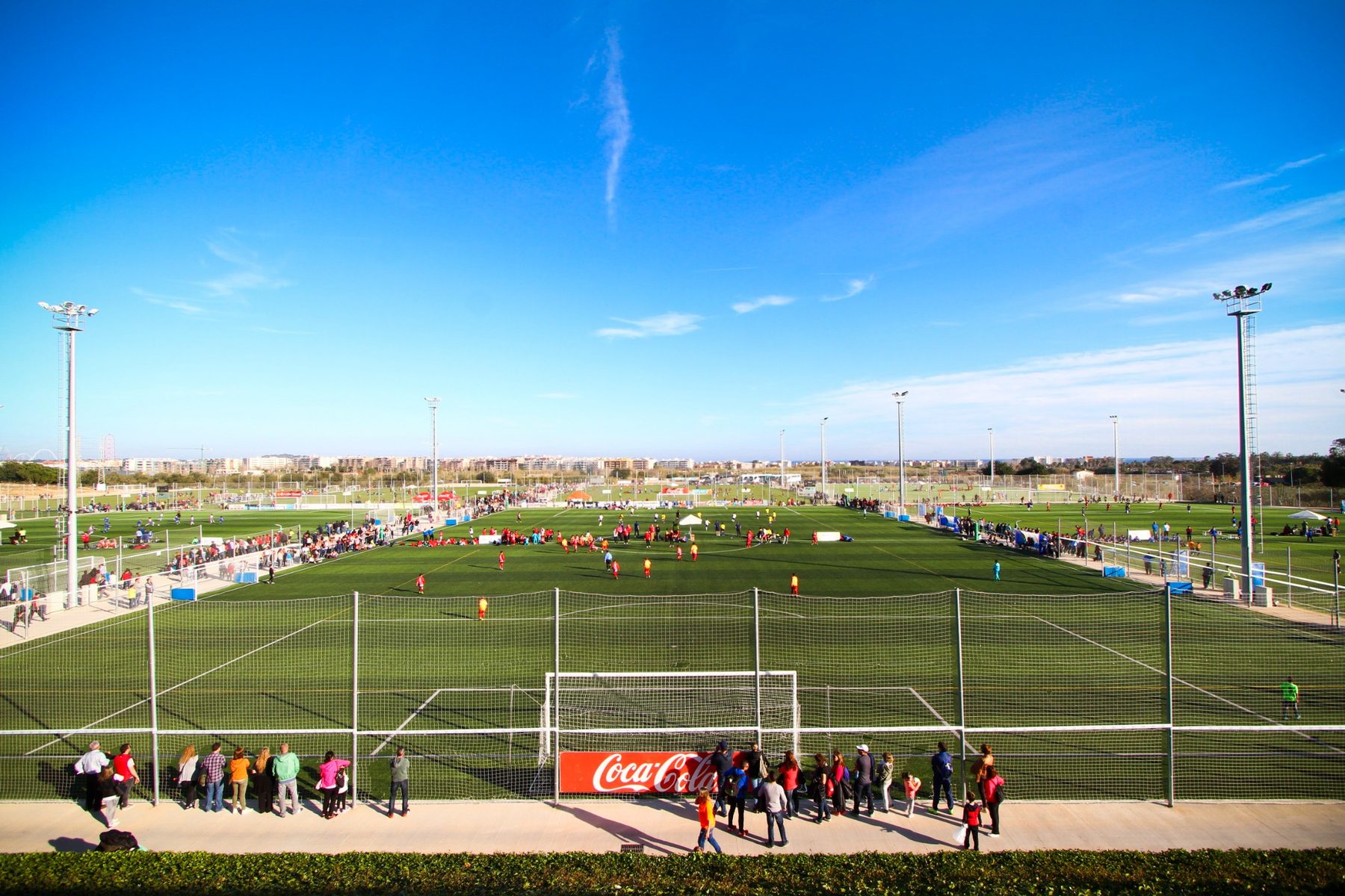 Fotbollsanläggning på Costa Daurada